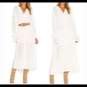 Free People Ivory Large Maxi Dress